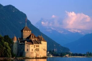 Suíça imagem do castelo de Chillon