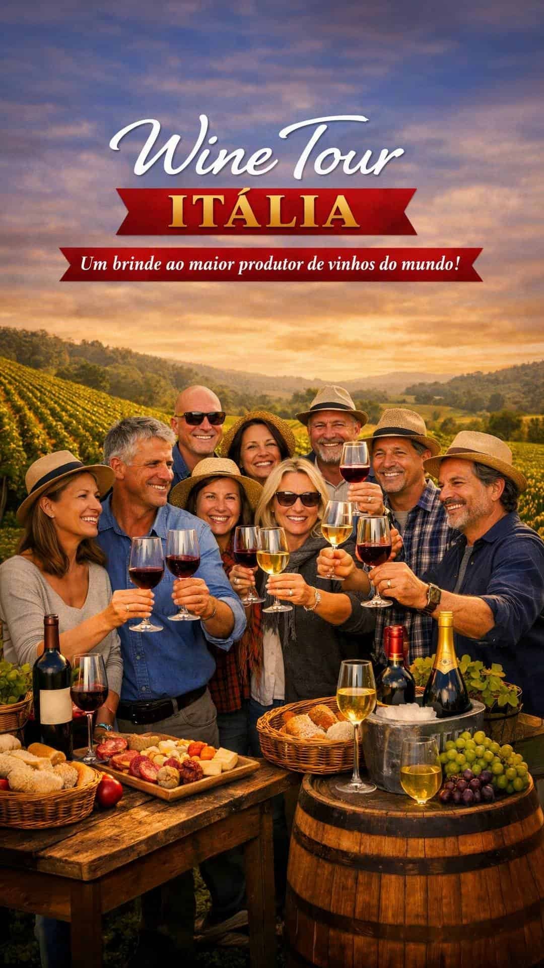 Wine Tour Itália - Skin Vídeo - Site wine tour itália skin vídeo site